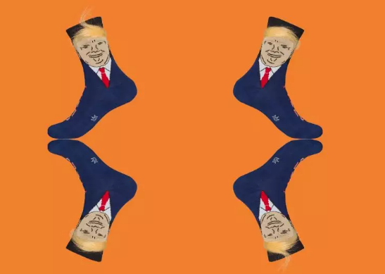 特朗普袜子走红，亚马逊卖家争相出售仿冒品
