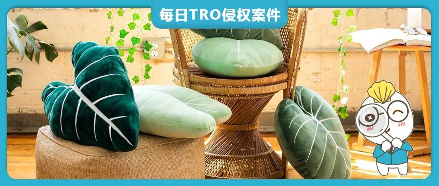 【25-cv-3803】多肉抱枕品类暴雷！匿名发起TRO商标和版权维权，卖家速查规避风险！