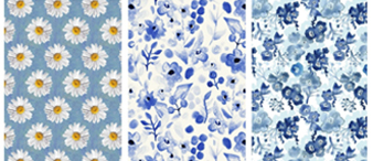 【25-cv-05079】10张版权画登场，雏菊、蓝白花卉等多样图案曝光 ，Tane Hannah Meets发起TRO！