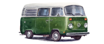 【25-cv-5935】Keith律所代理Ellen Paul Art绿色大众巴士版权TRO维权，未开始冻结账户资金！