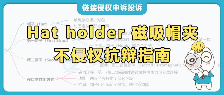 火遍亚马逊的Hat holder磁吸帽夹又开始发明专利维权！附不侵权抗辩指南